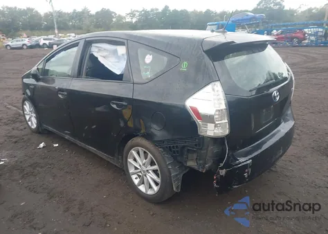 2013 Toyota Prius V Five from USA, damaged, VIN JTDZN3EU9D3204774